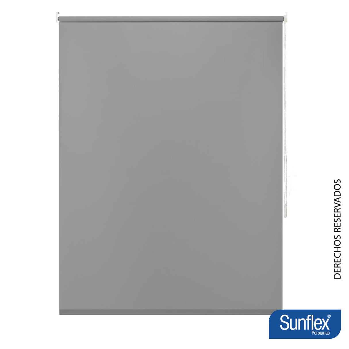 Cortina Blackout Gris 120x180cm de Tubo - Cortinas y Persianas | Bylmo