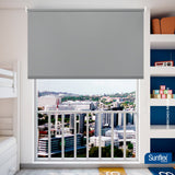 Cortina Blackout Gris 100x230cm de Tubo - Cortinas y Persianas | Bylmo