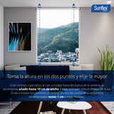 Cortina Blackout Gris 120x230cm de Tubo - Cortinas y Persianas | Bylmo