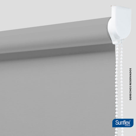 Cortina Blackout Gris 160x230cm de Tubo - Cortinas y Persianas | Bylmo