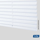 Persiana Horizontal Blanco 80x140cm de Soporte Propio - Cortinas y Persianas | Bylmo
