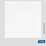 Persiana Horizontal Blanco 160x140cm de Soporte Propio - Cortinas y Persianas | Bylmo