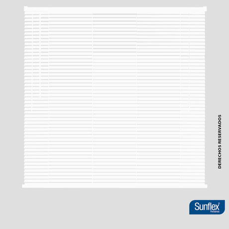 Persiana Horizontal Blanco 160x140cm de Soporte Propio - Cortinas y Persianas | Bylmo