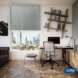 Persiana Horizontal Plata 80x140cm de Soporte Propio - Cortinas y Persianas | Bylmo