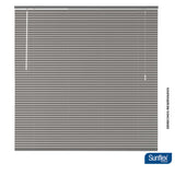 Persiana Horizontal Plata 100x140cm de Soporte Propio - Cortinas y Persianas | Bylmo