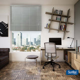 Persiana Horizontal Plata 120x140cm de Soporte Propio - Cortinas y Persianas | Bylmo