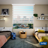 Cortina Roller Duo Arena 140x170cm de Tubo - Cortinas y Persianas | Bylmo