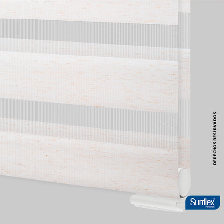 Cortina Roller Duo Arena 180x170cm de Tubo - Cortinas y Persianas | Bylmo