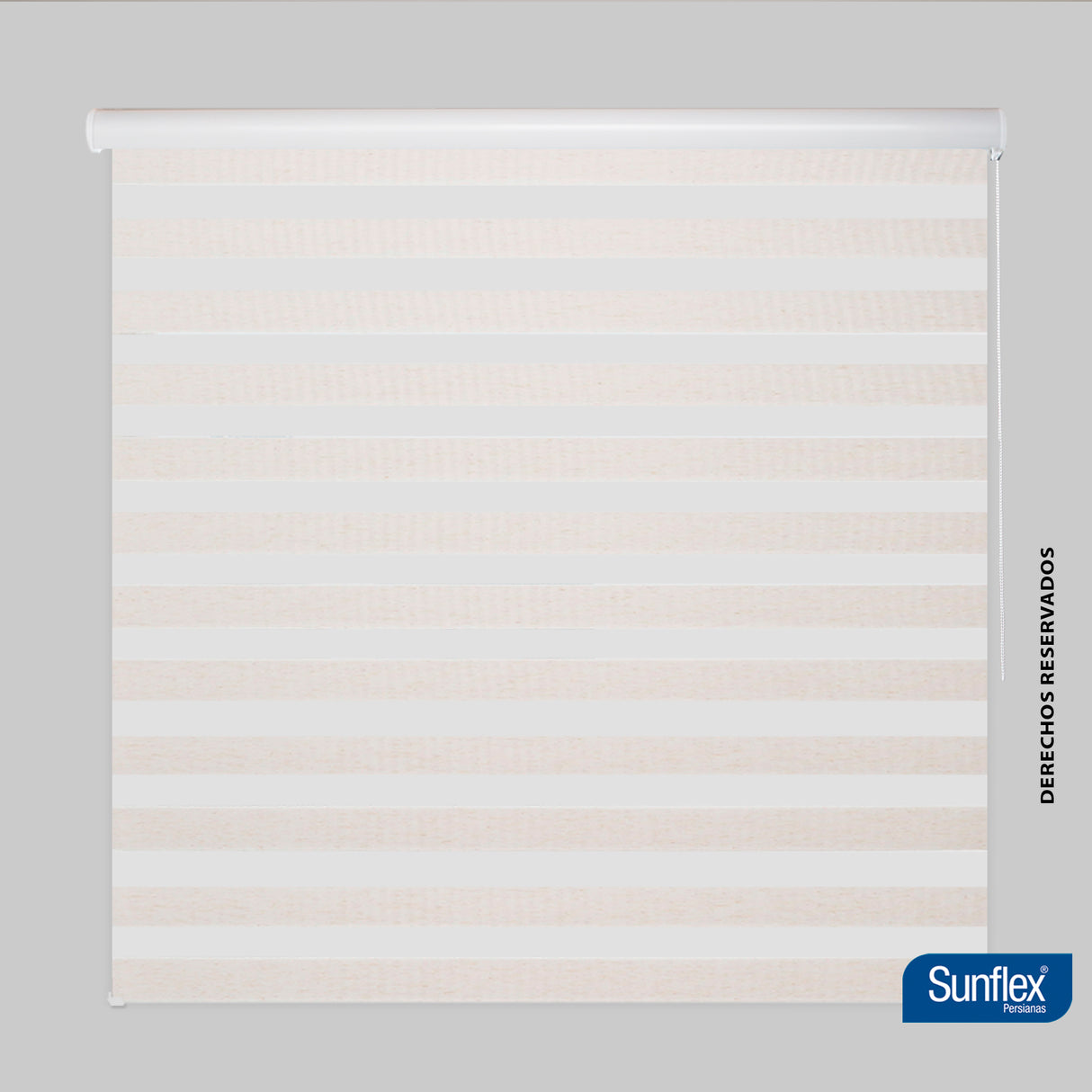 Cortina Roller Duo Arena 180x220cm de Tubo - Cortinas y Persianas | Bylmo