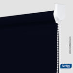 Cortina Blackout Azul 100x180cm De Tubo