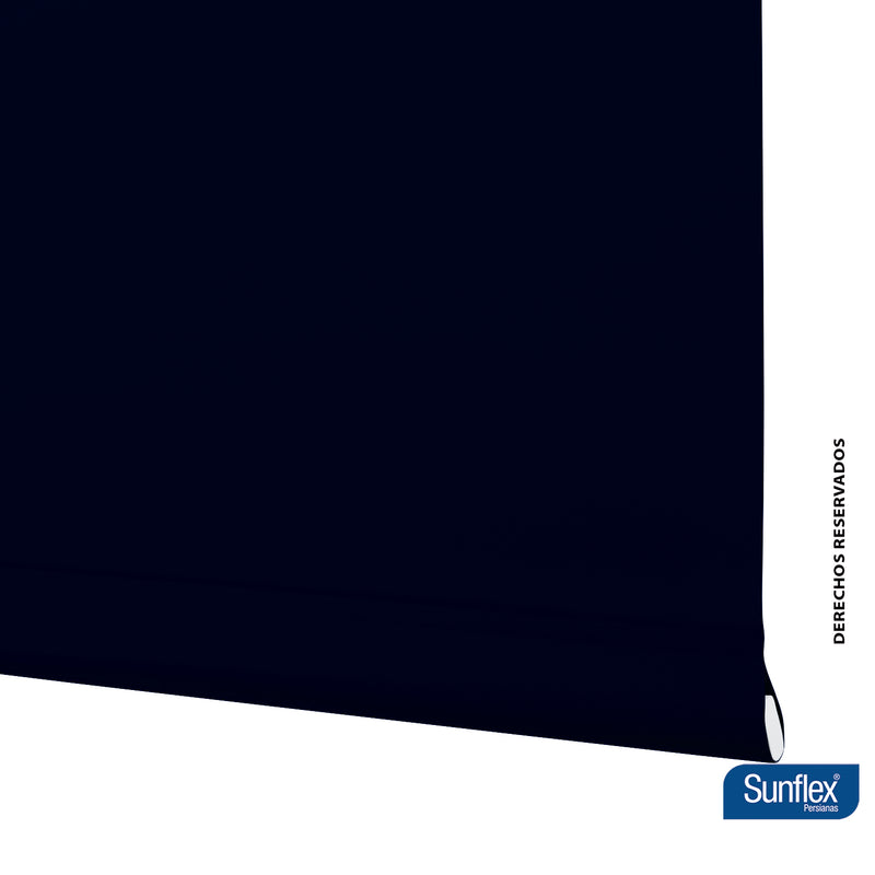 Cortina Blackout Azul 100x180cm De Tubo