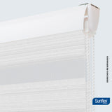 Cortina Roller Duo Blanco Style 120x170cm de Tubo - Cortinas y Persianas | Bylmo