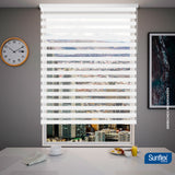 Cortina Roller Duo Blanco Style 140x170cm de Tubo - Cortinas y Persianas | Bylmo
