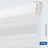 Cortina Roller Duo Blanco Style 140x170cm de Tubo - Cortinas y Persianas | Bylmo