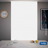 Cortina Roller Duo Blanco Style 160x170cm de Tubo - Cortinas y Persianas | Bylmo