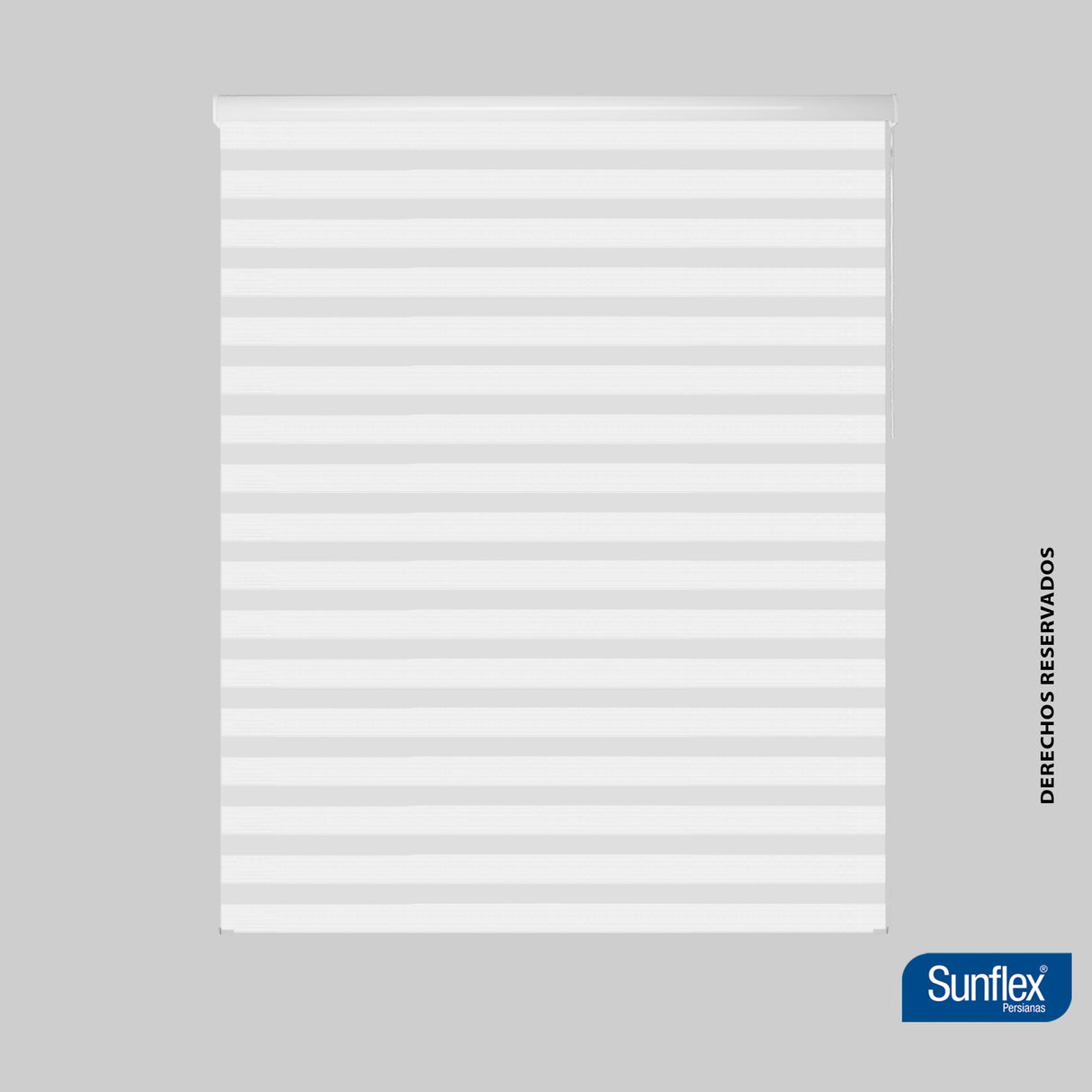 Cortina Roller Duo Blanco Style 180x170cm de Tubo - Cortinas y Persianas | Bylmo