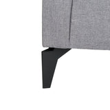 Sofá Chaise Long Gris 163x66cm de Tres Puestos - Sofas y Poltronas | Bylmo