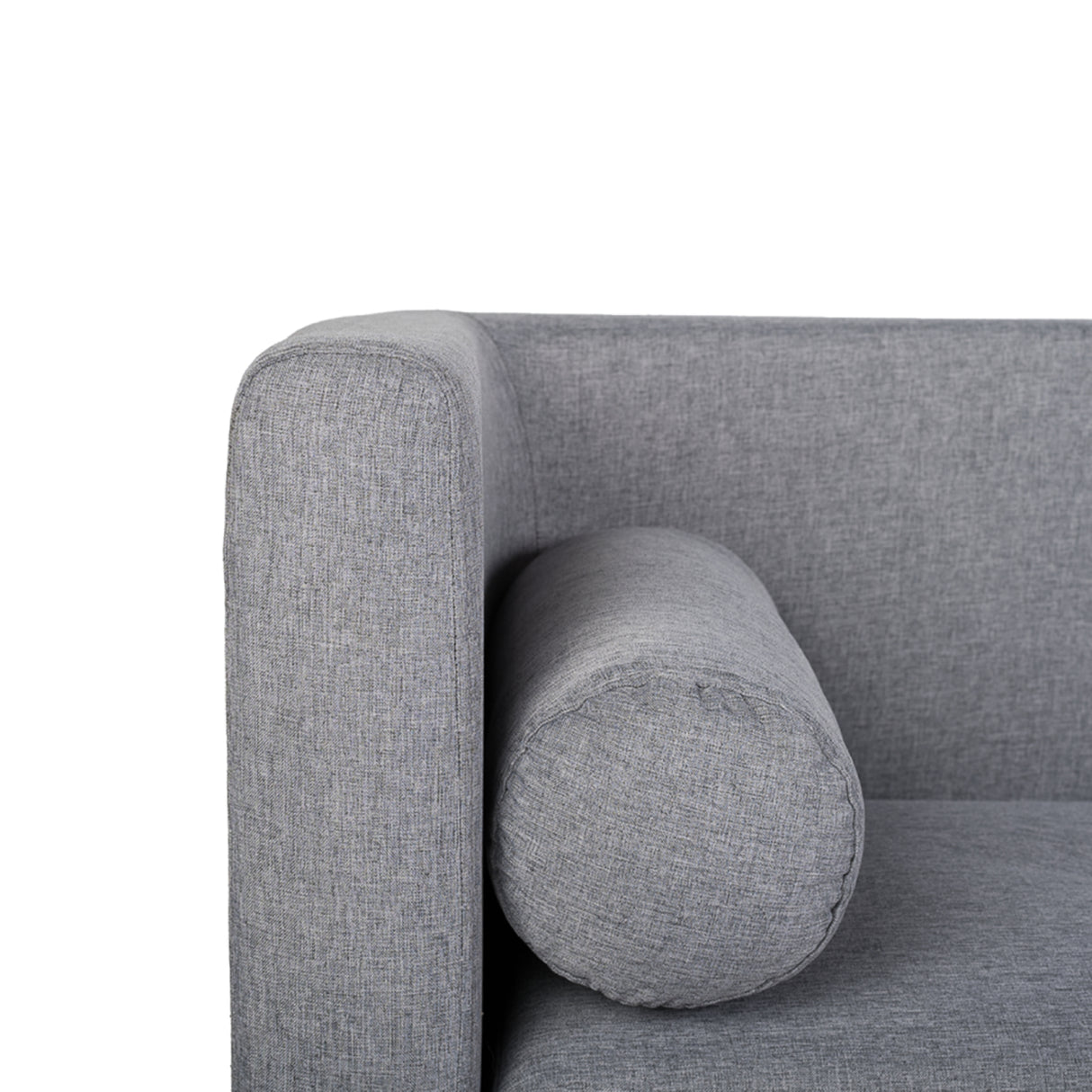Sofá Chaise Long Gris 163x66cm de Tres Puestos - Sofas y Poltronas | Bylmo