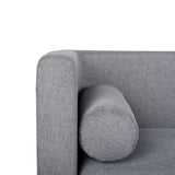 Sofá Chaise Long Gris 163x66cm de Tres Puestos - Sofas y Poltronas | Bylmo