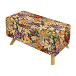 Puff Frida Multicolor 82x40cm Rectangular Con Baúl