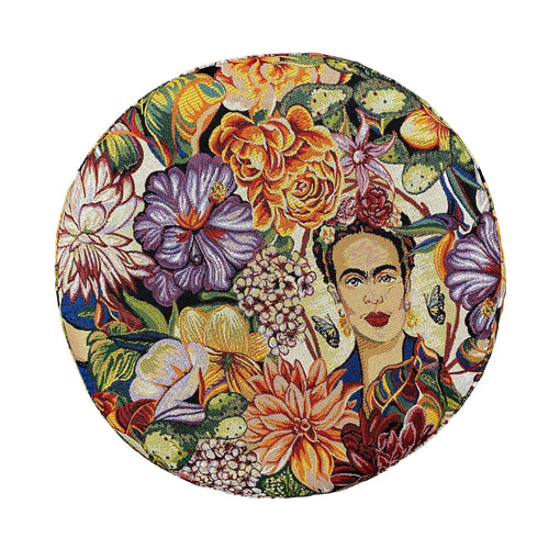 Puff Frida Multicolor 40x40cm Circular