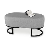 Puff Gris 80x40cm Rectangular - Sillas y Butacos | Bylmo