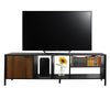 Combo Mueble De Tv Y Biblioteca Chicago Amaretto 150x51.5cm Para Tv Hasta 65 Pulgadas