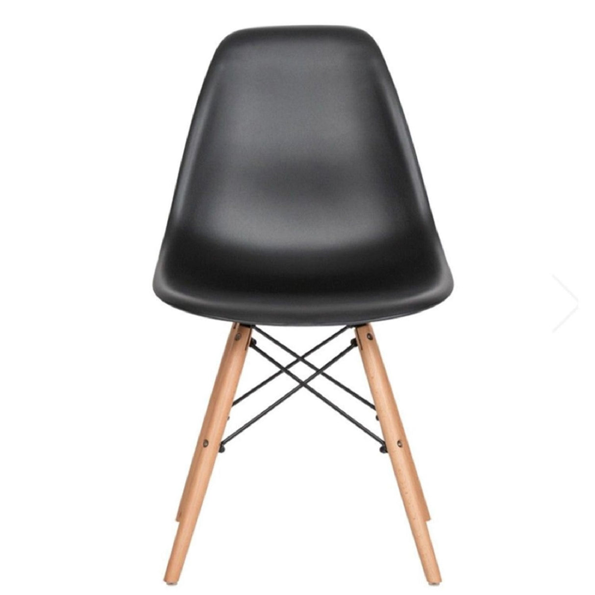 Combo Comedor y Cuatro Sillas Circular Amaretto y Negro 80x75cm para Cuatro Puestos - Comedores | Bylmo