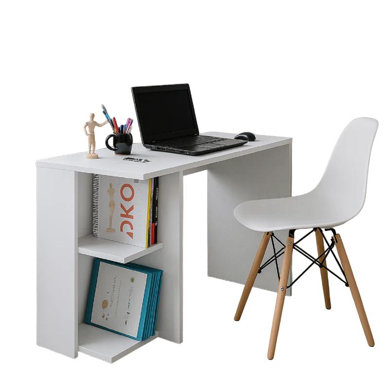 Combo Escritorio y Silla Tony Blanco 80x75cm - Escritorios | Bylmo