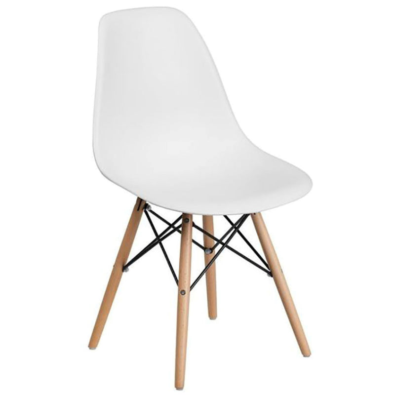 Escritorio Transformable Y Silla Space Blanco Y Vienes 64x160cm