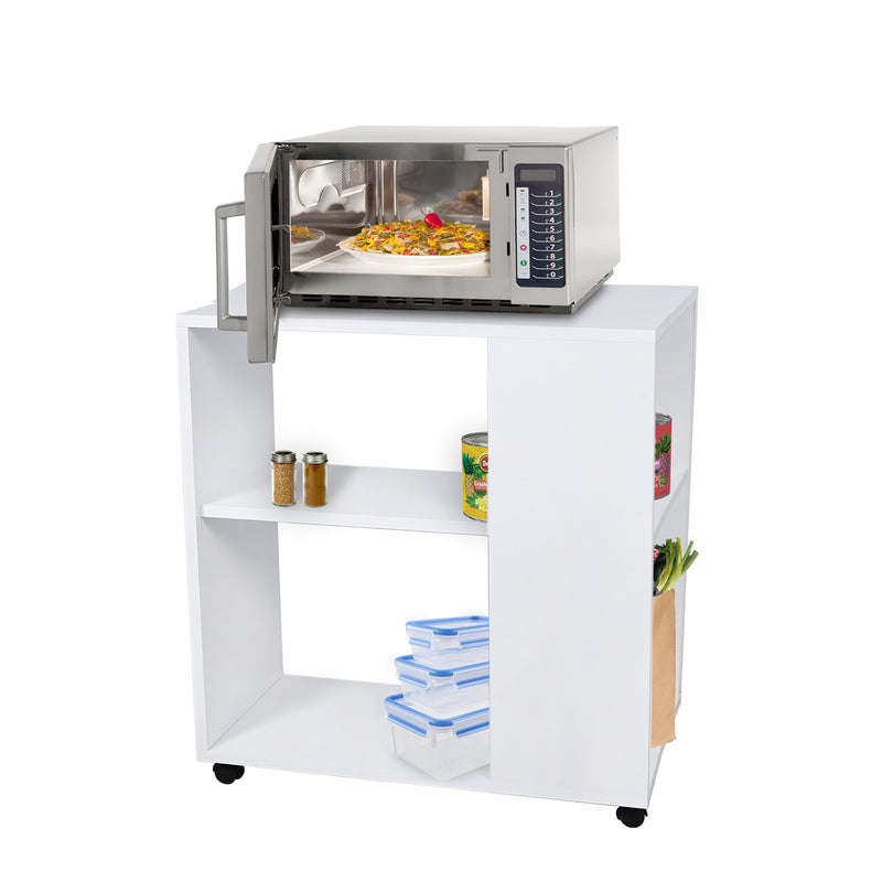 Mueble Auxiliar De Cocina Blanco 60x65cm Con Rodachines