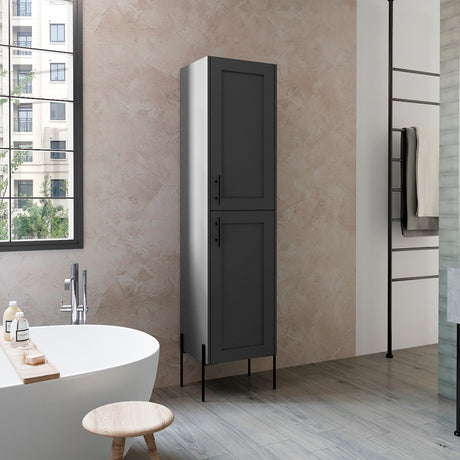 Mueble para Baño Plomo 29.7x123.8cm Con Patas - Muebles para Baño | Bylmo