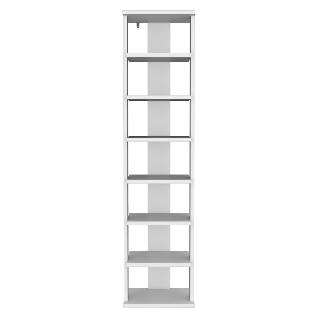 Zapatero Vertical Odesto Blanco 29.7x123.8cm de Siete Niveles - Zapateros | Bylmo