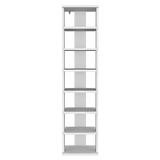 Zapatero Vertical Odesto Blanco 29.7x123.8cm de Siete Niveles - Zapateros | Bylmo