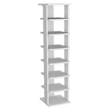 Zapatero Vertical Odesto Blanco 29.7x123.8cm de Siete Niveles - Zapateros | Bylmo