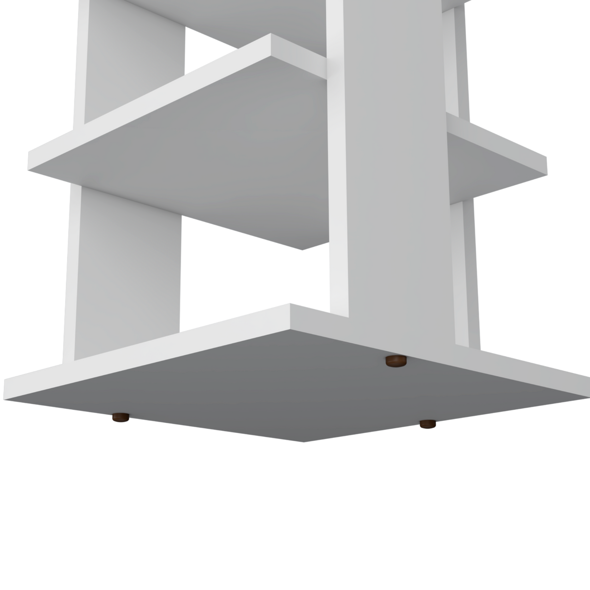 Zapatero Vertical Odesto Blanco 29.7x123.8cm de Siete Niveles - Zapateros | Bylmo