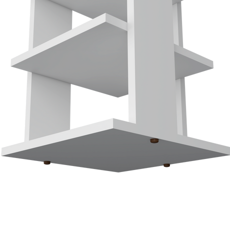 Zapatero Vertical Odesto Blanco 29.7x123.8cm de Siete Niveles - Zapateros | Bylmo