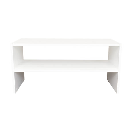 Zapatero Horizontal Silpa Blanco 72x34.9cm Apilable de Dos Niveles - Zapateros | Bylmo
