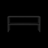 Zapatero Horizontal Silpa Wengue 72x34.9cm Apilable de Dos Niveles - Zapateros | Bylmo