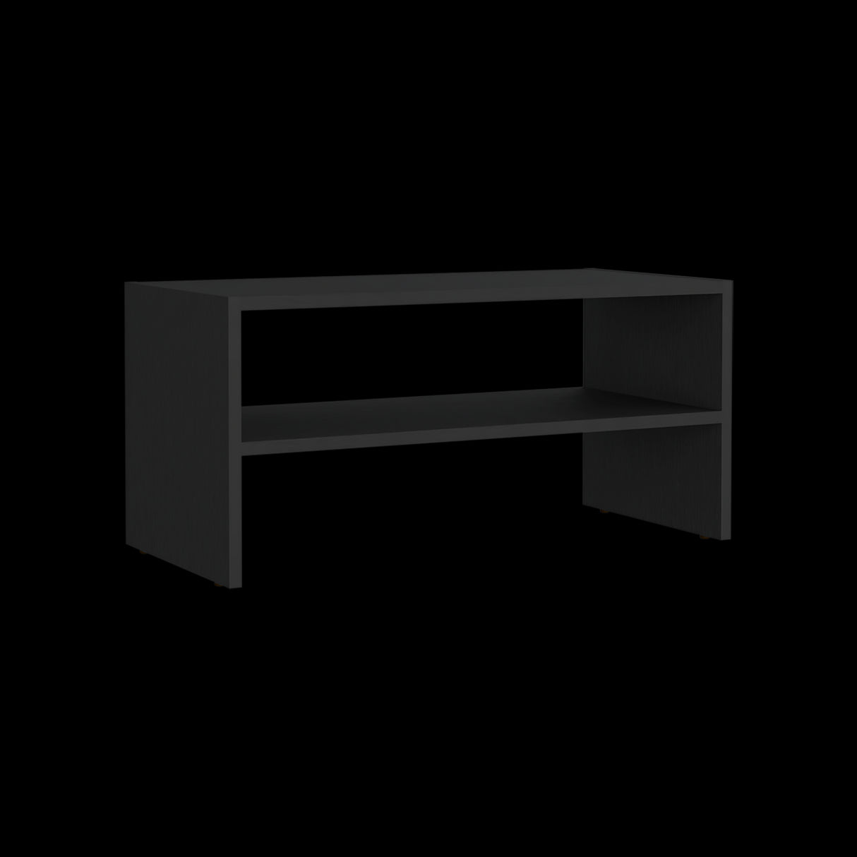 Zapatero Horizontal Silpa Wengue 72x34.9cm Apilable de Dos Niveles - Zapateros | Bylmo