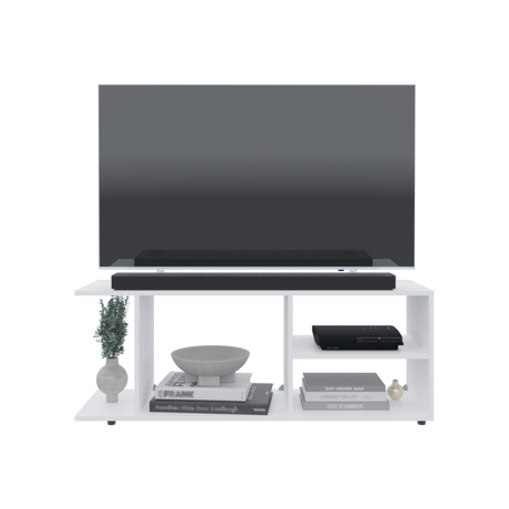 Rack de TV GoodWood Blanco 120.3x45.4cm Para TV hasta 50 Pulgadas - Muebles de TV | Bylmo