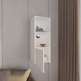 Mueble Auxiliar Rectangular Obregon Blanco 41x110cm Flotante - Repisas y Percheros | Bylmo