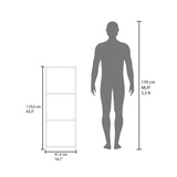 Mueble Auxiliar Rectangular Obregon Blanco 41x110cm Flotante - Repisas y Percheros | Bylmo