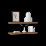 Set x 2 Repisas Rectangular Gales 80x3.8cm Flotante - Repisas y Percheros | Bylmo