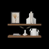 Set x 2 Repisas Rectangular Gales 80x3.8cm Flotante - Repisas y Percheros | Bylmo