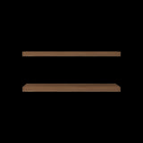 Set x 2 Repisas Rectangular Gales 80x3.8cm Flotante - Repisas y Percheros | Bylmo