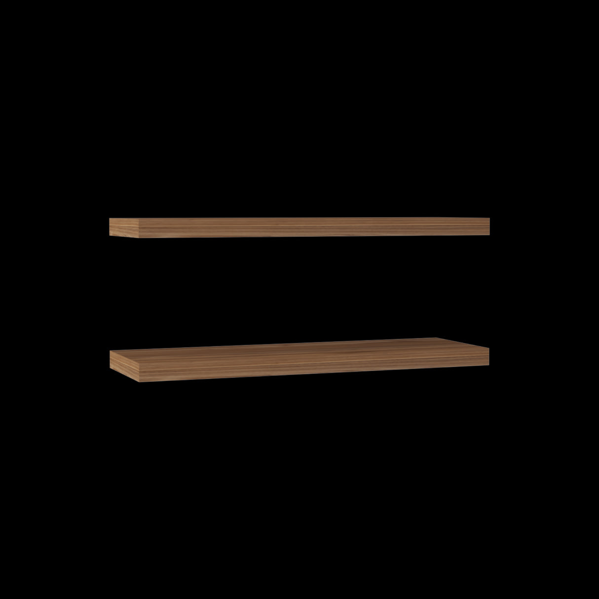 Set x 2 Repisas Rectangular Gales 80x3.8cm Flotante - Repisas y Percheros | Bylmo