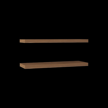 Set x 2 Repisas Rectangular Gales 80x3.8cm Flotante - Repisas y Percheros | Bylmo