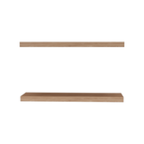 Set x 2 Repisas Rectangular Miel 80x3.8cm Flotante - Repisas y Percheros | Bylmo