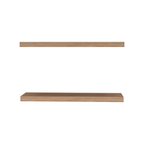 Set x 2 Repisas Rectangular Miel 80x3.8cm Flotante - Repisas y Percheros | Bylmo